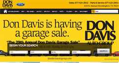 Desktop Screenshot of ford.dondavisautogroup.com