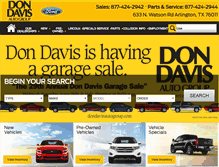 Tablet Screenshot of ford.dondavisautogroup.com