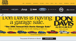 Desktop Screenshot of dondavisautogroup.com