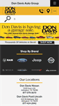 Mobile Screenshot of dondavisautogroup.com